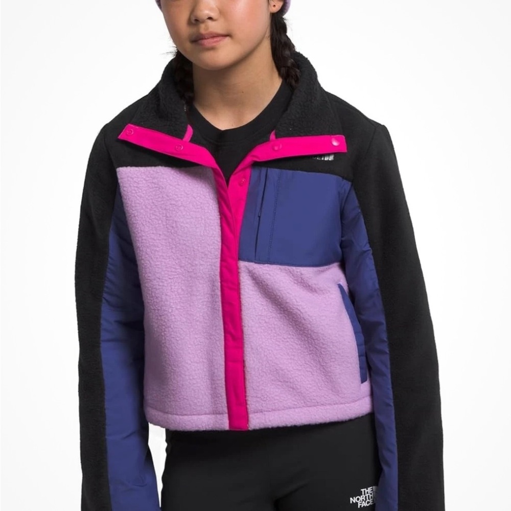 The North Face Girls Mashup Snap Fleece Jacket 
L (12) XL (14-16) New